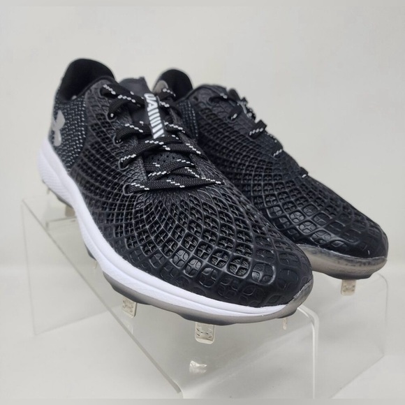 Under Armour Glyde 2 MT Molded Softball Cleats Women's Size9Black Athletic Metal - Picture 4 of 10